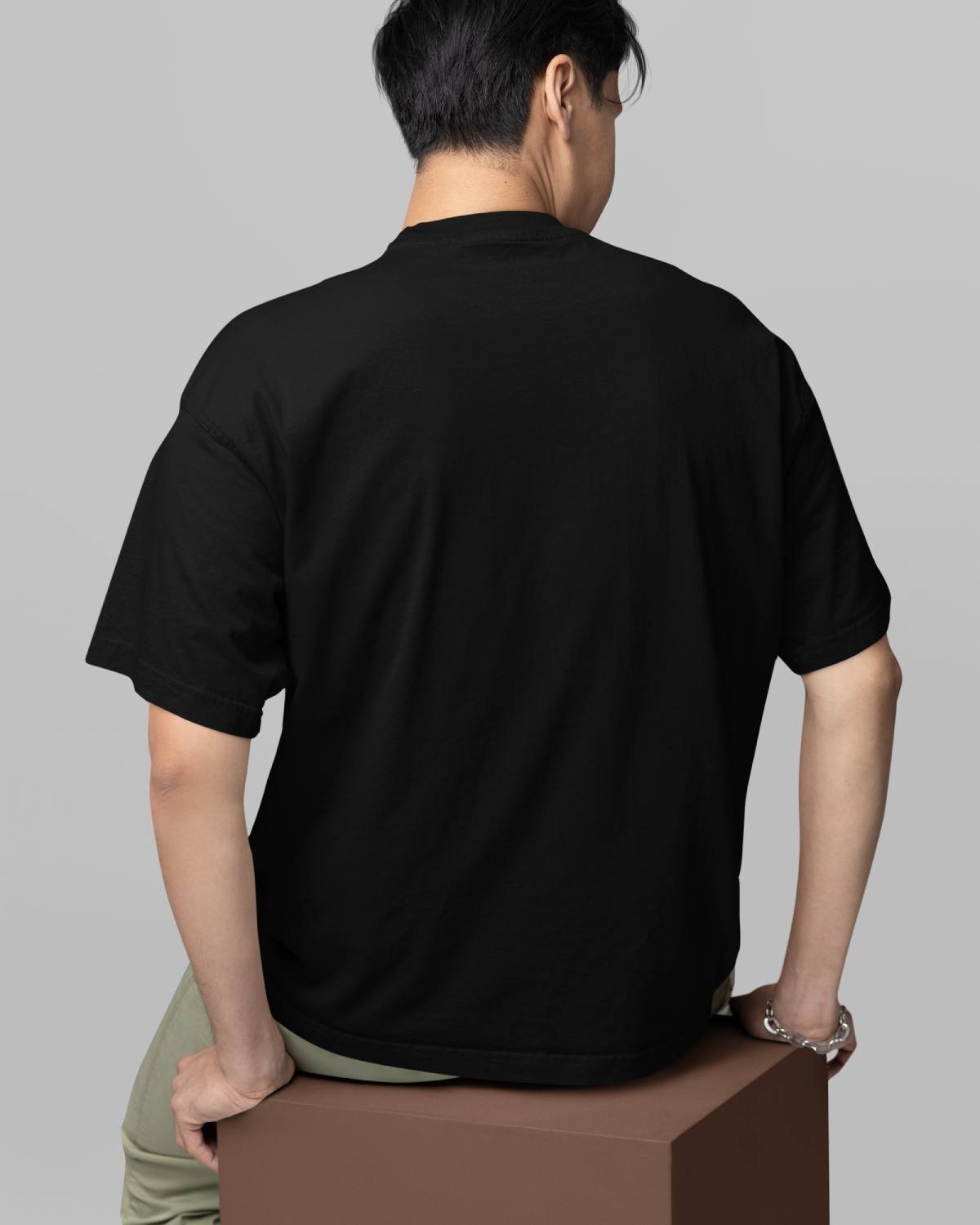 Men’s Oversized Lightweight Premium Cotton T-Shirt - Image 2