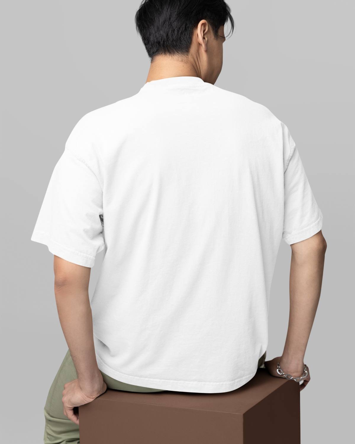 Men’s Oversized Lightweight Premium Cotton T-Shirt - Image 3
