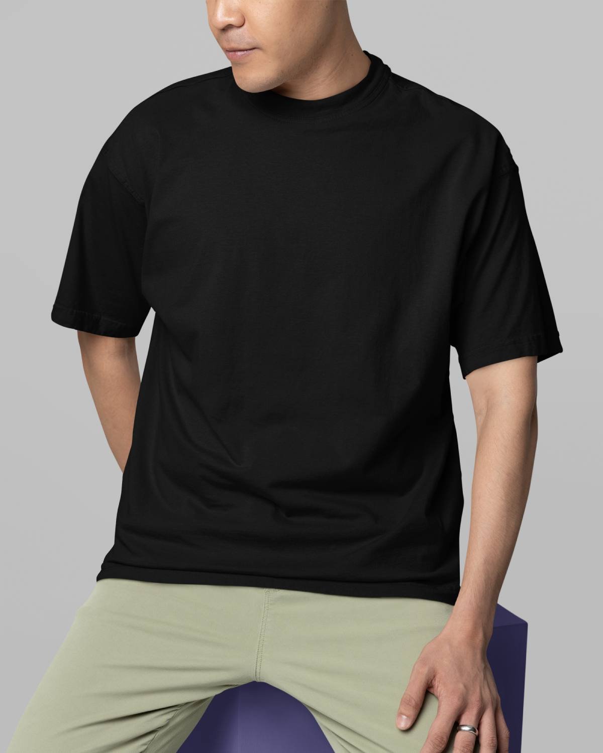 Men’s Oversized Lightweight Premium Cotton T-Shirt