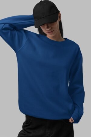 Women’s Boyfriend Fit Premium Cotton Brushed Loopknit Sweatshirt