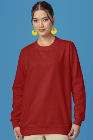 Women’s Boyfriend Fit  Ultra Premium 100% Cotton Sweatshirt