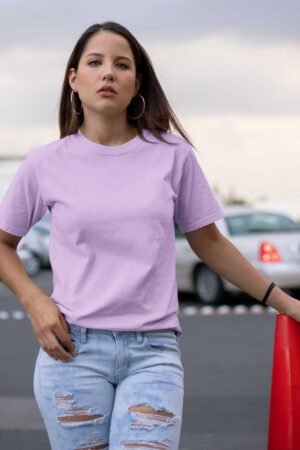 Women’s Super-Combed Premium Cotton  Boyfriend Fit T-Shirt