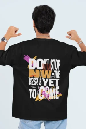 Men’s Dont Stop Now OS Heavyweight Tee