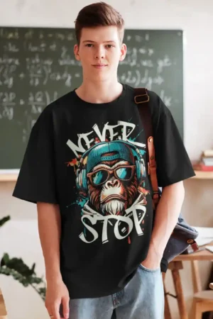 Men’s Never Stop OS Heavyweight Tee