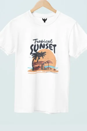 Men’s Tropical Sunset Classic Fit Tee